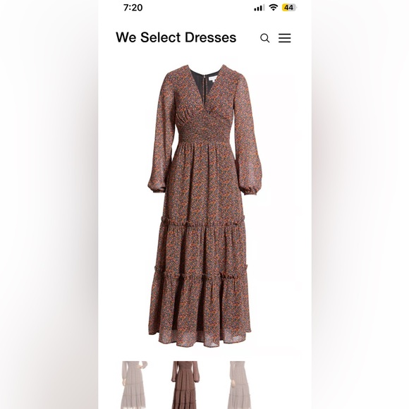 LOST + WANDER Love in Bloom Long Sleeve Maxi Dress - Picture 14 of 14